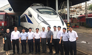 金華市、區(qū)領(lǐng)導(dǎo)率隊(duì)赴中車大連公司洽談合作事宜
